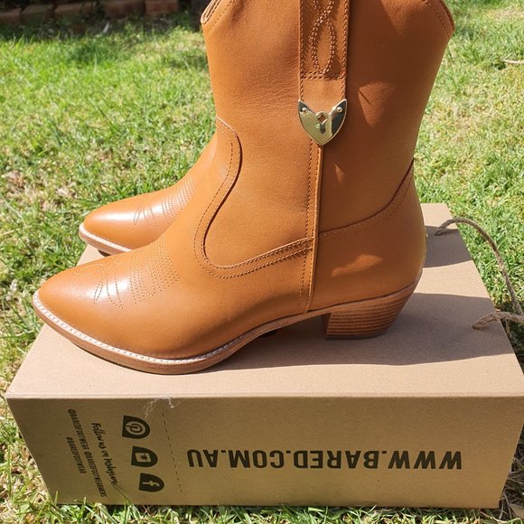 BARED TAN CONDOR BOOTS - Picture 5 of 14